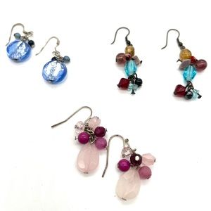 3/$24 dangling earrings